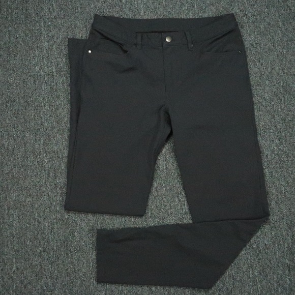 Lululemon Pants Mens 30x33‎ Black Slim Fit Stretch Trousers Active Warpstreme